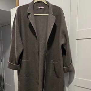 Paraphrase Long Wool Coatigan – Size S
